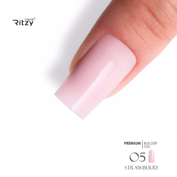 PREMIUM builder gel STRAWBERRY 05 45ml (TPO Free) - Image 2