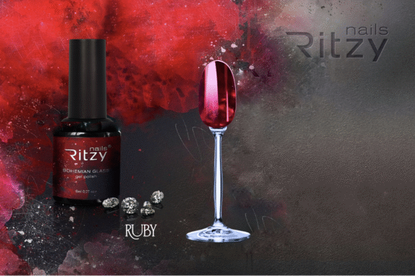 BOHEMIAN Glass RUBY gel polish (TPO FREE)