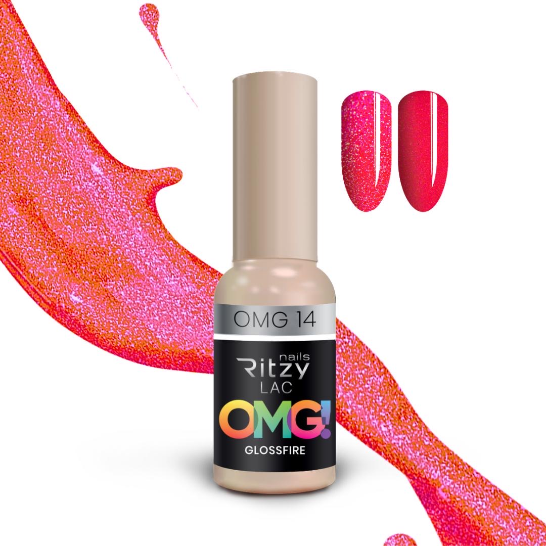 Ritzy Nails Lac geelilakks GLOSSFIRE OMG 14, 9ml