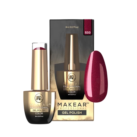 533 UV Gel Polish Makear 8 ml, geelilakka