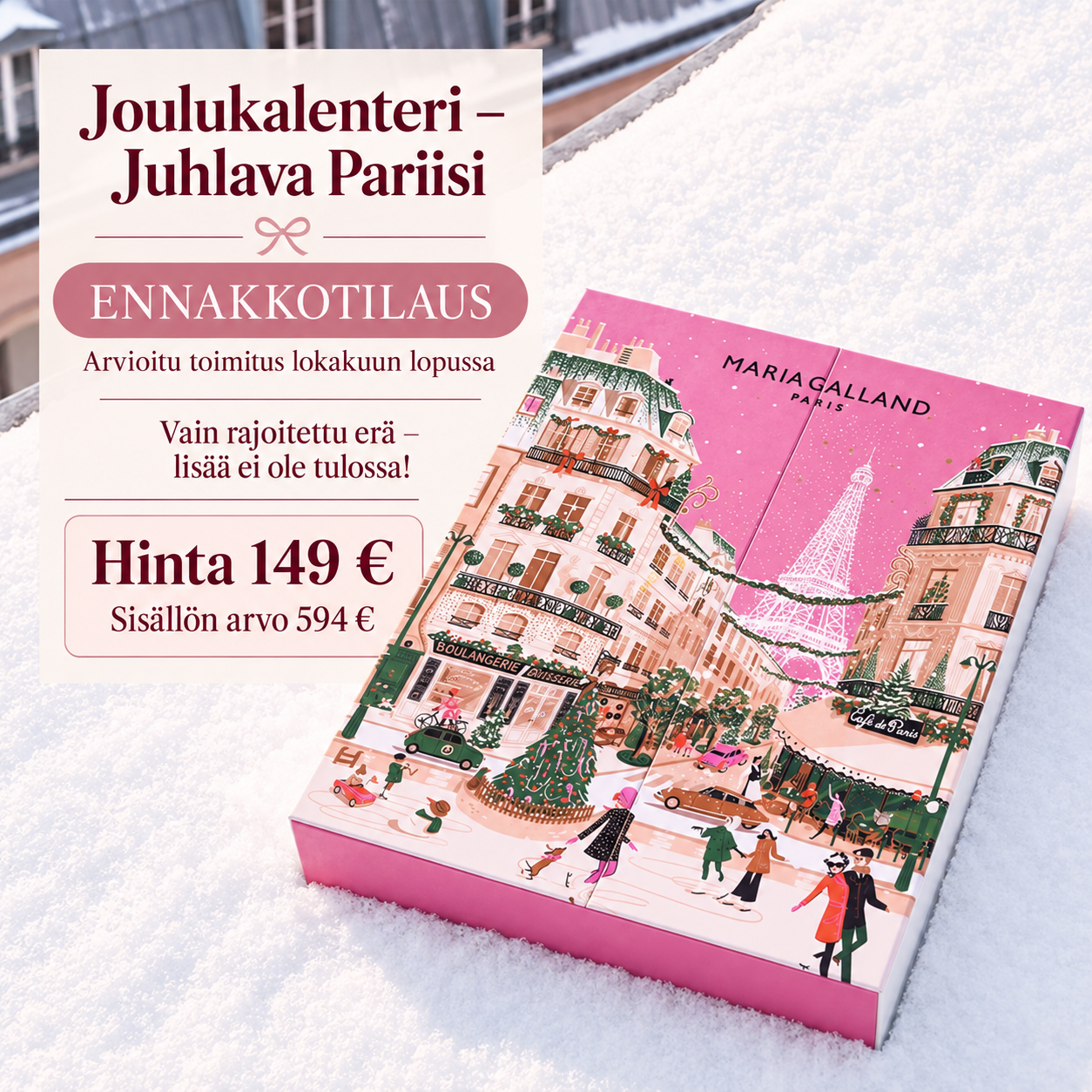 Maria Galland  Paris Joulukalenteri– Festive Paris