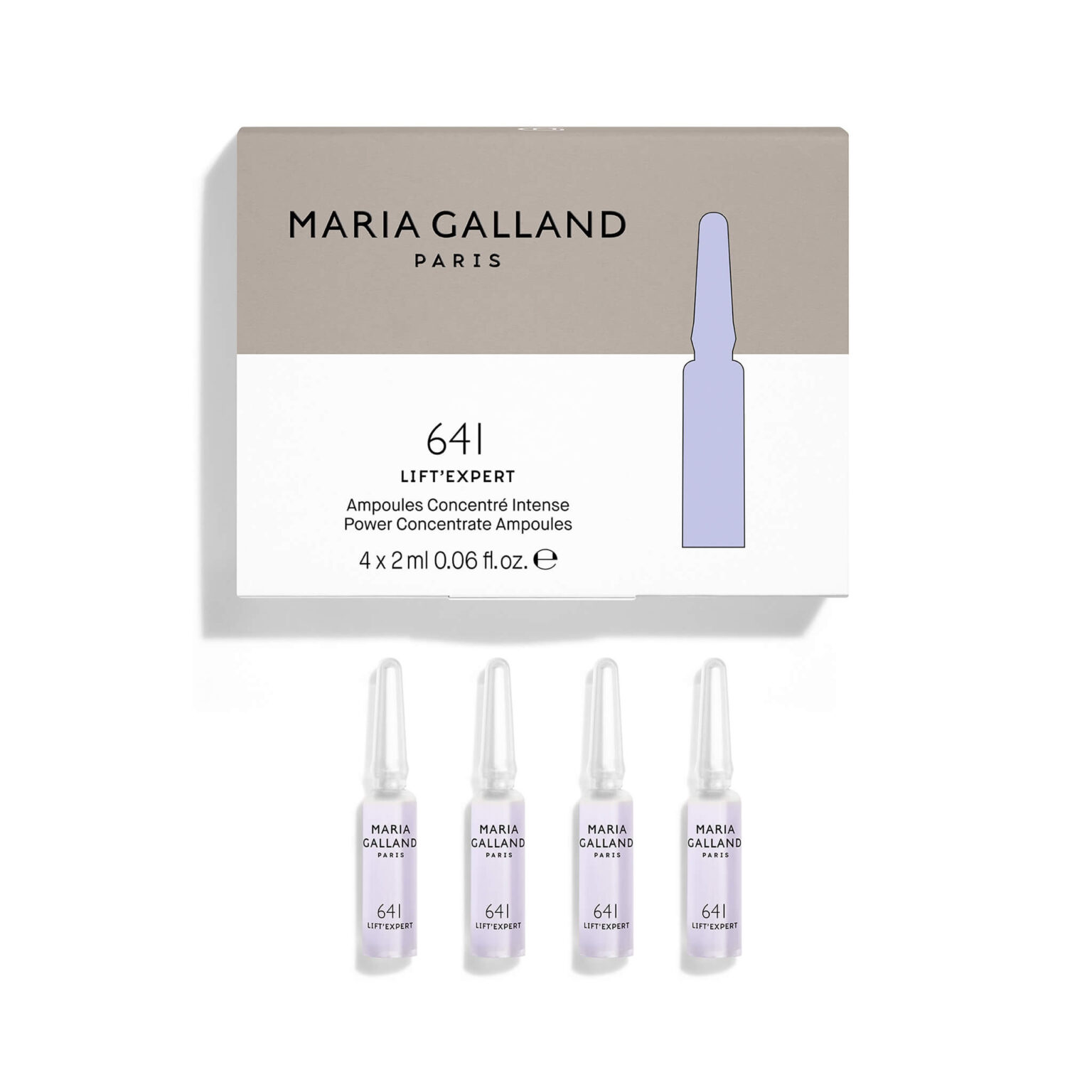 Maria Galland Paris 641 LIFT’EXPERT Power Concentrate Ampoules 4x2ml – kiinteyttävät seerumiampullit - Image 2